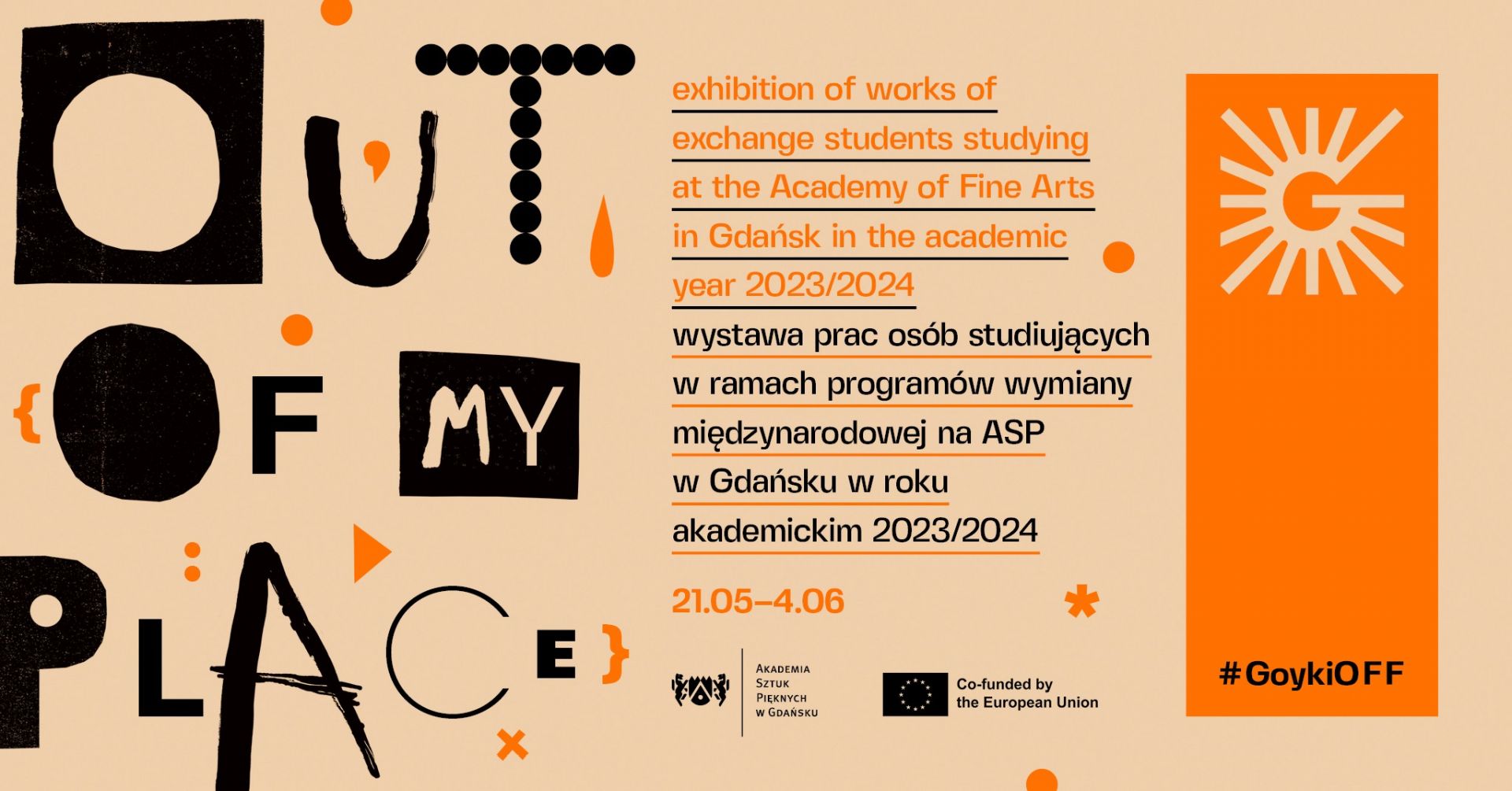 Out of my place | wystawa studencka Erasmus 