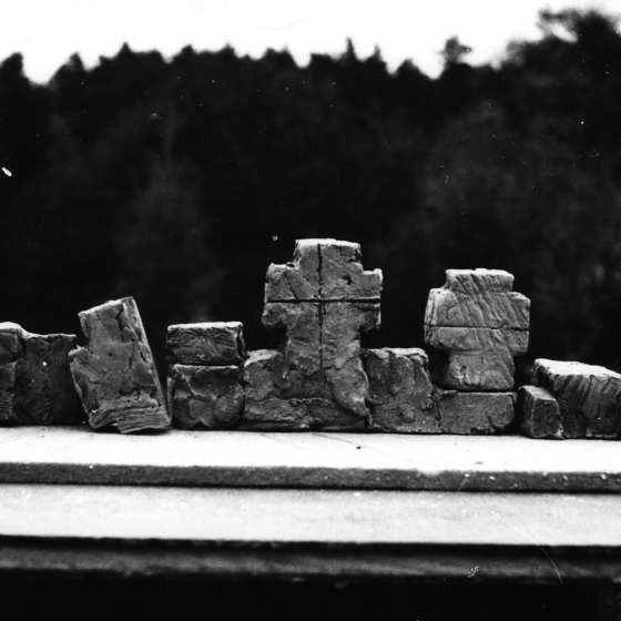 Projekt Cmentarza Poległych Obrońców Westerplatte, jeden z wariantów Patoka; 1986-1987; I/A/8/8