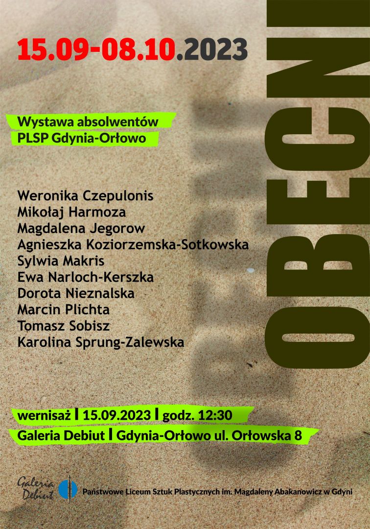 Wystawa absolwentów PLSP w Gdyni Orłowie 