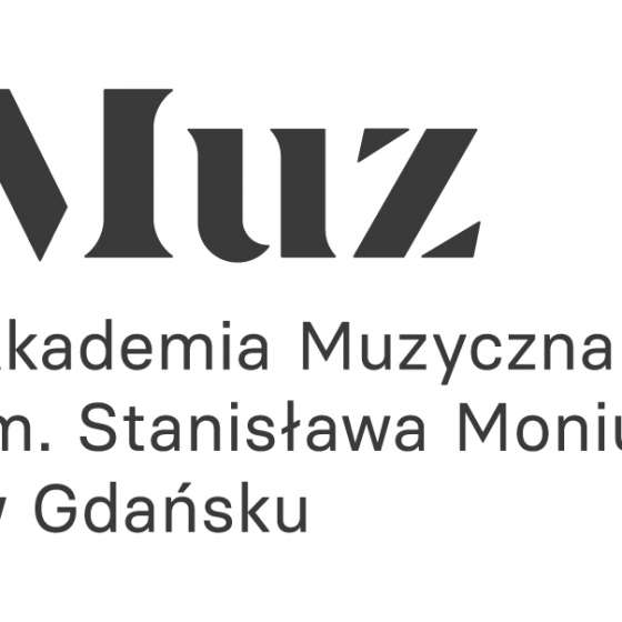 „aMuz” – logotyp Akademii Muzycznej im. Stanisława Moniuszki w Gdańsku