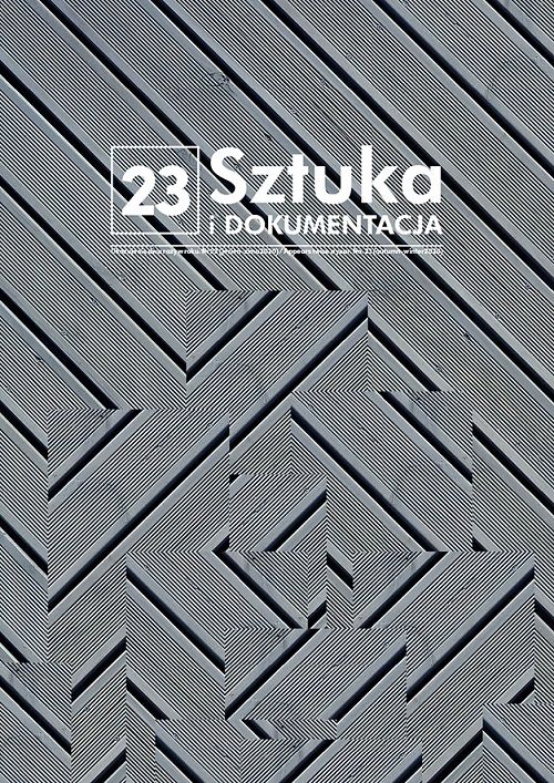 Sztuka i Dokumentacja |nr 23| 2020