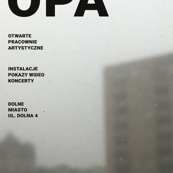 OPA - Otwarte Pracownie Artystyczne. Cykl spotkań