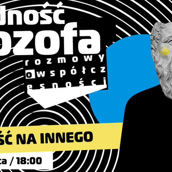 BEZRADNOŚĆ FILOZOFA: Otwartość na Innego. Spotkanie z prof. Dominiczakiem