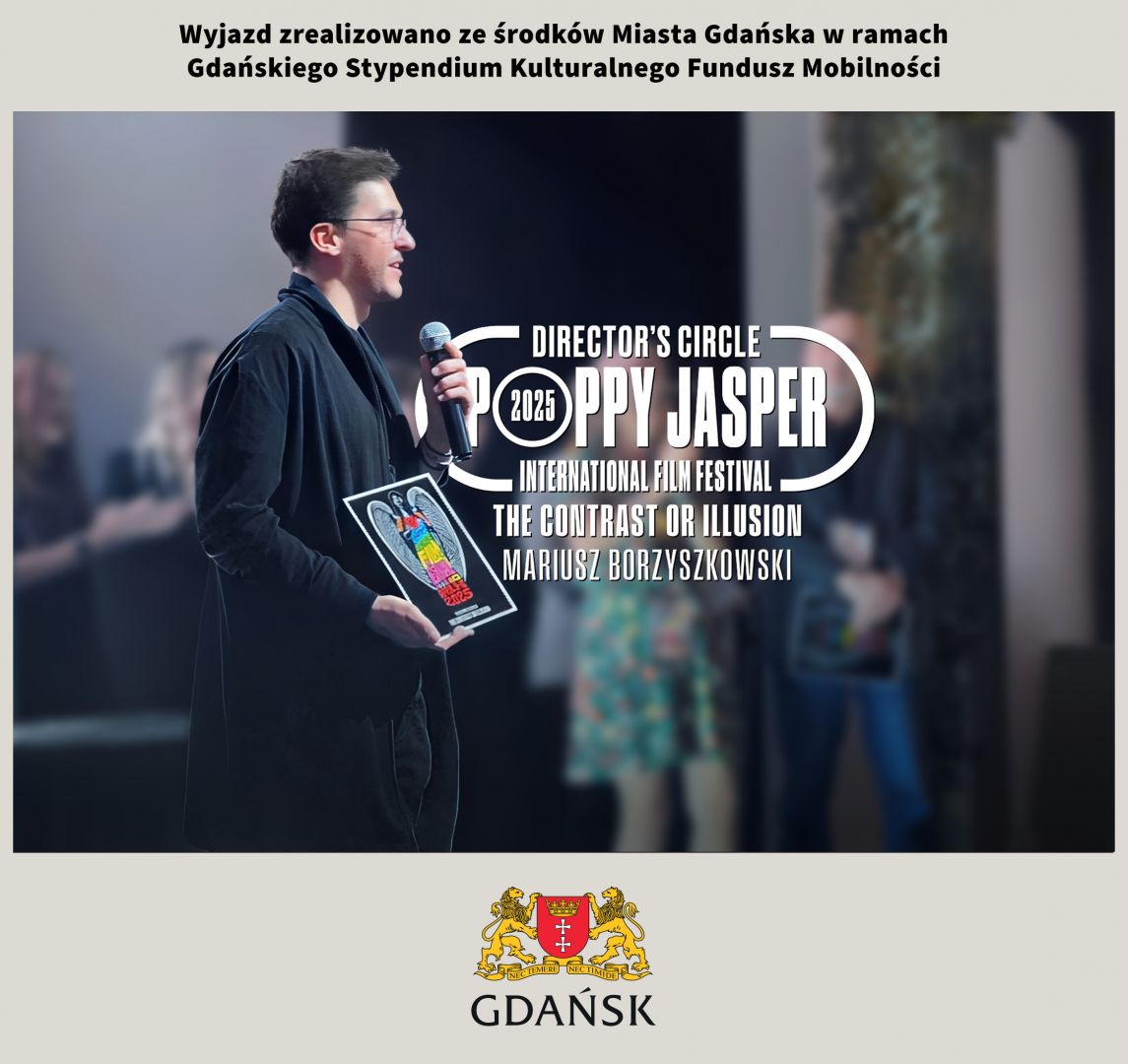 Mariusz Borzyszkowski z nagrodą Poppy Jasper International Film Festival w Kalifornii