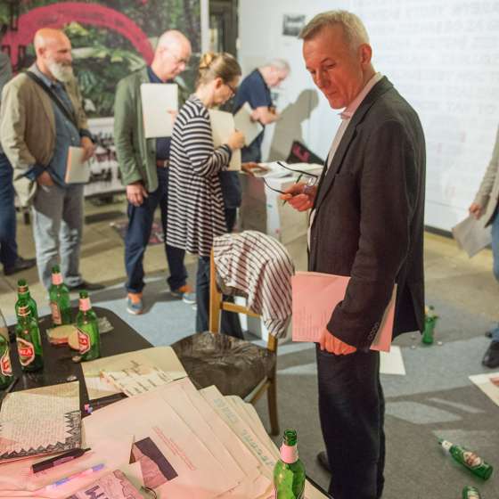 Obrady Jury podczas Ogólnopolskiej Wystawy Najlepsze Dyplomy Akademii Sztuk Pięknych 2017