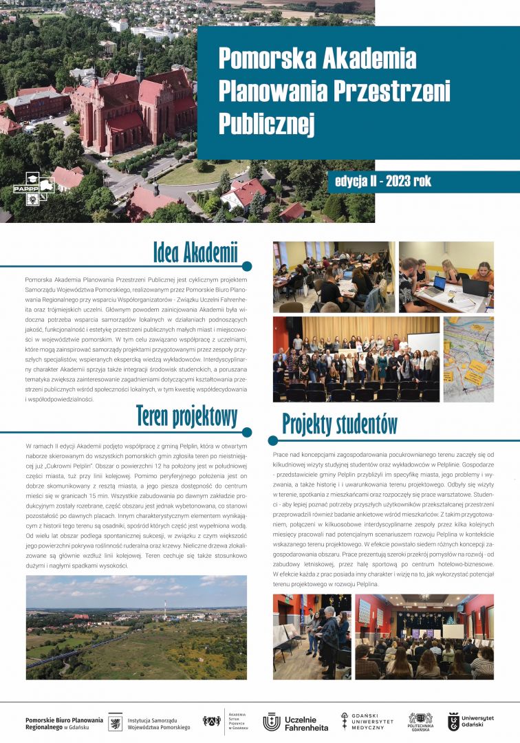 Pomorska Akademia Planowania Przestrzeni Publicznej - edycja II, 2023