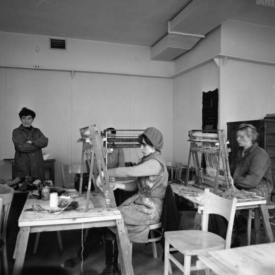 Pracownia tkaniny prof. Józefy Wnukowej, 1970 [I/34/5] 
