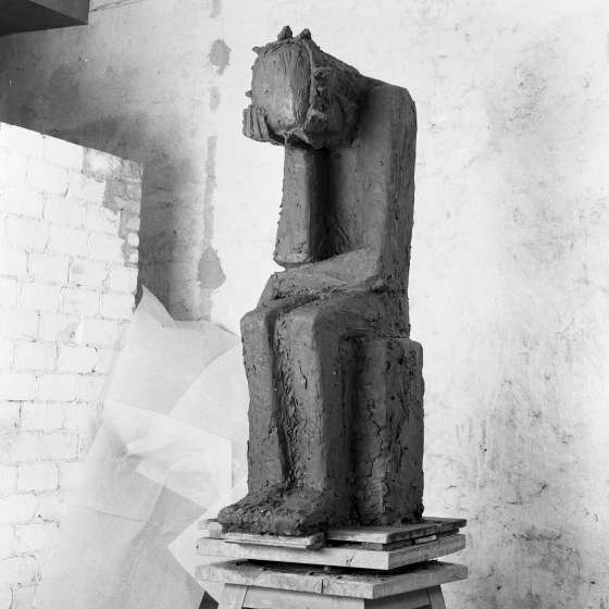 Janina Stefanowicz – rzeźba, gips, 1964 [X/75/123]