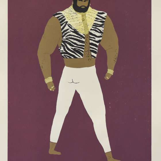 B.A.Baracus, 100x70 cm, serigrafia                  