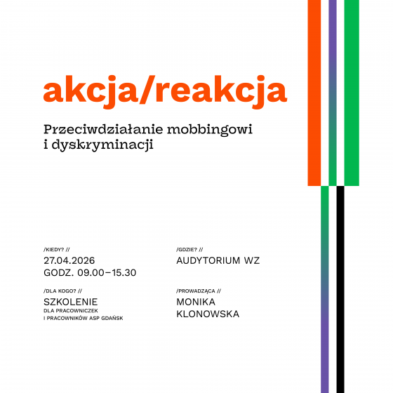 Szkolenie dla pracowników i pracowniczek ASP w Gdańsku pt. 