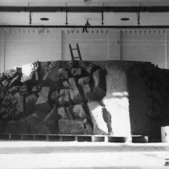 Górna część pomnika w pracowni; 1961-1964; I/A/2/8