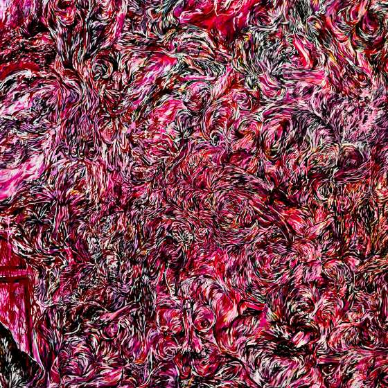 Z cyklu Współczesny akt-ekshibicjonizm czy pornografia, 250x200 cm, olej na płótnie, 2017