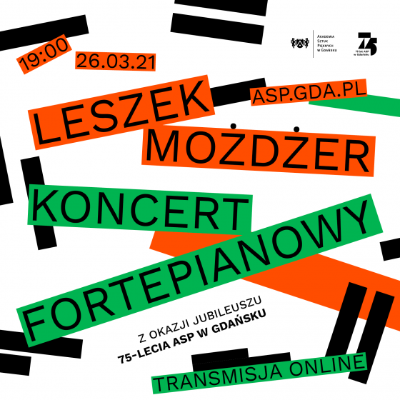 Koncert Leszka Możdżera z okazji 75-lecia ASP w Gdańsku
