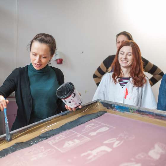 Warsztaty Akademia Otwarta | Serigrafia