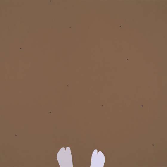 Sen we śnie / pierwszy śnieg, 2016, akryl na płótnie, 140x200 cm