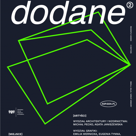 Wystawa „Ostatnio dodane 2” w Małej Auli ASP