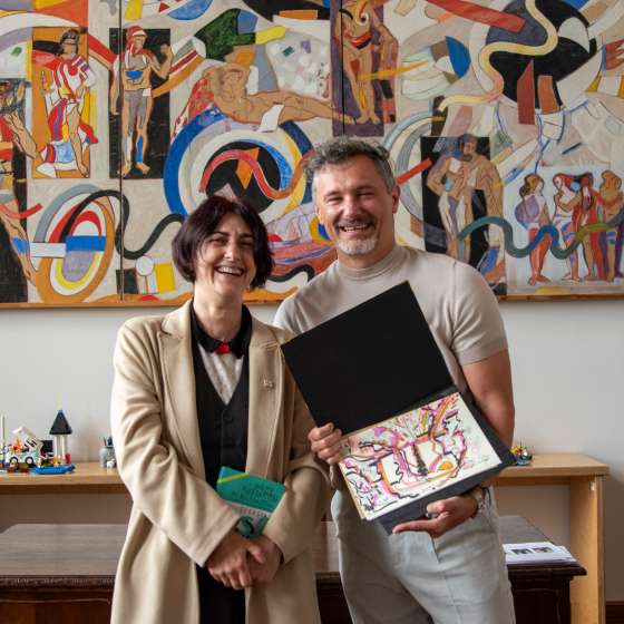 Wizyta prof. Baii Sikharulidze z Tbilisi State Academy of Arts - 4