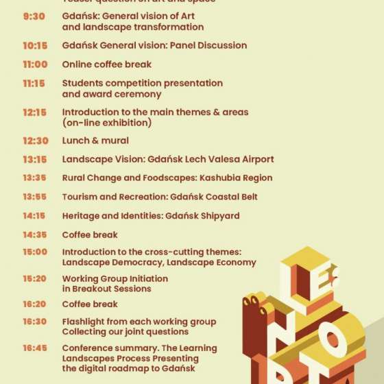 Le:Notre landscape forum Gdańsk 2021 - 2