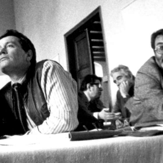 Czesław Tumielewicz, Witold Janowski, w głębi Ryszard Semka i Jerzy Zabłocki, Zdzisław Walicki, Marek Freudenreich.