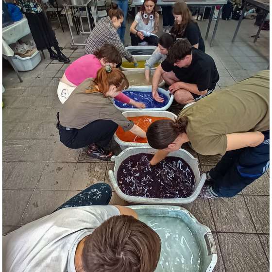 Warsztaty papiernicze studentów Malarstwa na ASP w Łodzi - 7