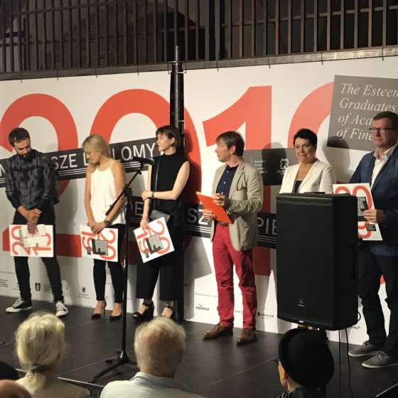 Wręczenie nagród Laureatom XI edycji konkursu Najlepsze Dyplomy ASP 2019