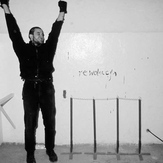 1989 Marek Rogulski. przy pracy Rewolucja