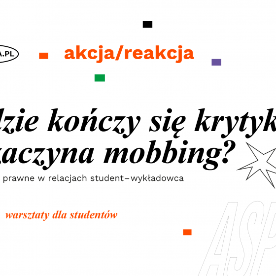 Gdzie kończy się krytyka, a zaczyna mobbing? Aspekty prawne w relacjach student- wykładowca