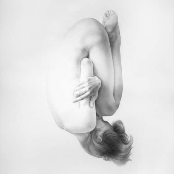 Skomra Jakub autoportret węgiel 145x115cm, 2024, 300dpi - Jakub Skomra
