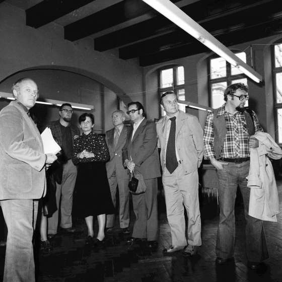Obrony prac dyplomowych na Wydziale Architektury, lata 70. [I/30/3]