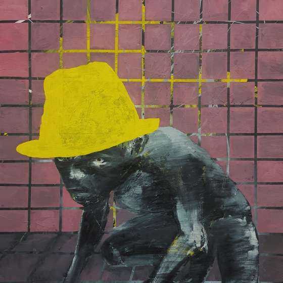 Paradoksalnie, życie wciąż zaskakuje mnie, albo nie; Zenon jako Golum, 150x100 cm, 2021