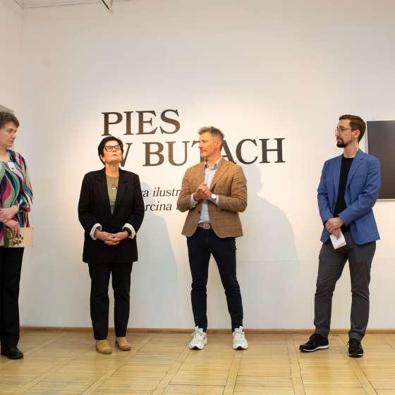 Pies w butach. Wystawa ilustracji Jana Marcina Szancera - 48