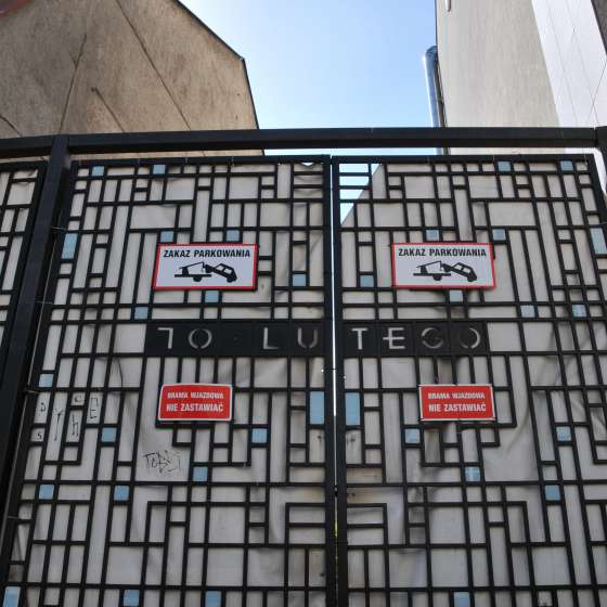 „Brama 10 Lutego” – grafika, Festiwal Traffic Design; Gdynia