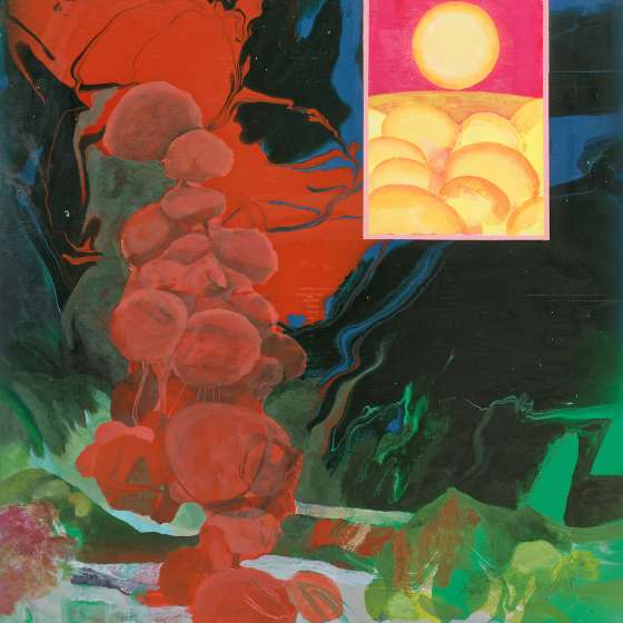 Krzak I, 65x88 cm, żywica akrylowa, akryl na desce