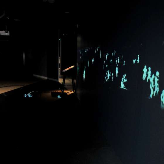 „Mieszkańcy” - instalacja wideo - wystawa „Gdynia - dzieło otwarte”, Muzeum Miasta Gdyni