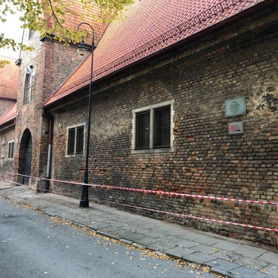 Elewacja wschodnia przed remontem