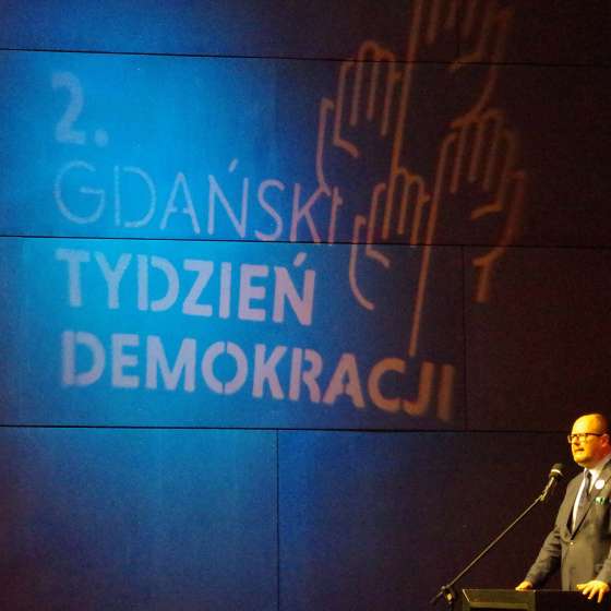 Gdański Tydzień Demokracji - identyfikacja wizualna