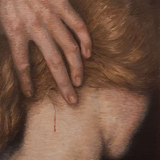 Bez tytułu, Technika olejna, 18x24 cm, 2020