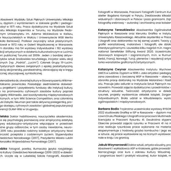 Sympozjum towarzyszące 11. Międzynarodowej Wystawie Rysunku Studenckiego RYSOWAĆ TERAZ - 2