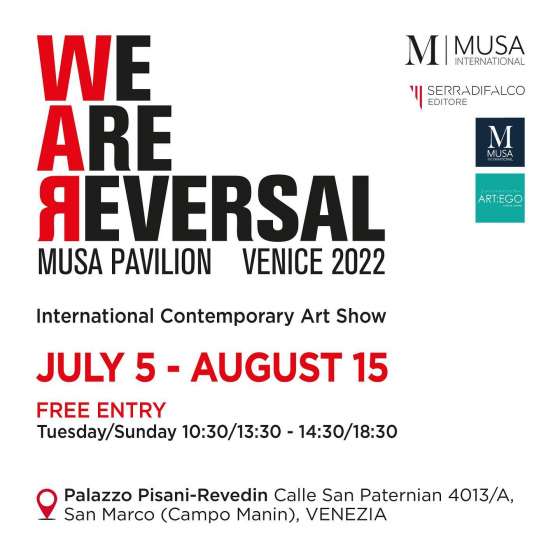 Martyna Jastrzębska na wystawie w pawilonie fundacji MUSA International Art Space w Wenecji