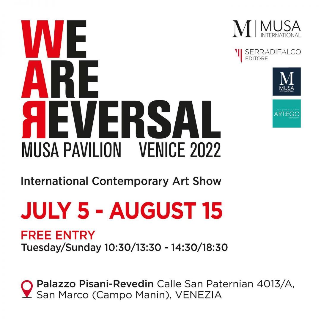Martyna Jastrzębska na wystawie w pawilonie fundacji MUSA International Art Space w Wenecji