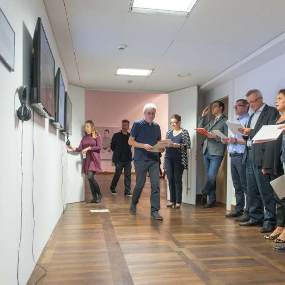 Obrady Jury podczas Ogólnopolskiej Wystawy Najlepsze Dyplomy Akademii Sztuk Pięknych 2017