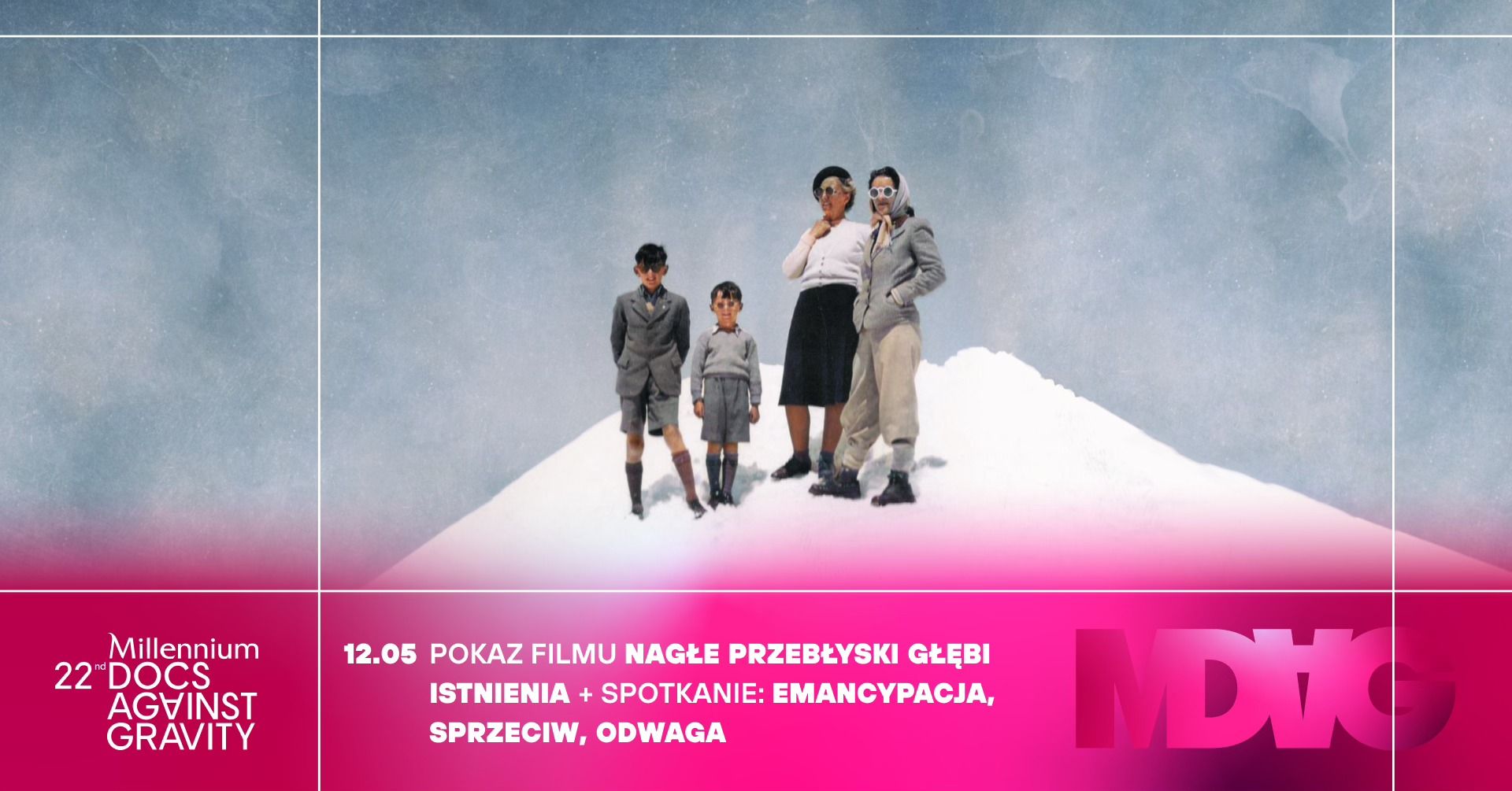Pokaz filmu NAGŁE PRZEBŁYSKI GŁĘBI ISTNIENIA + spotkanie: EMANCYPACJA, SPRZECIW, ODWAGA