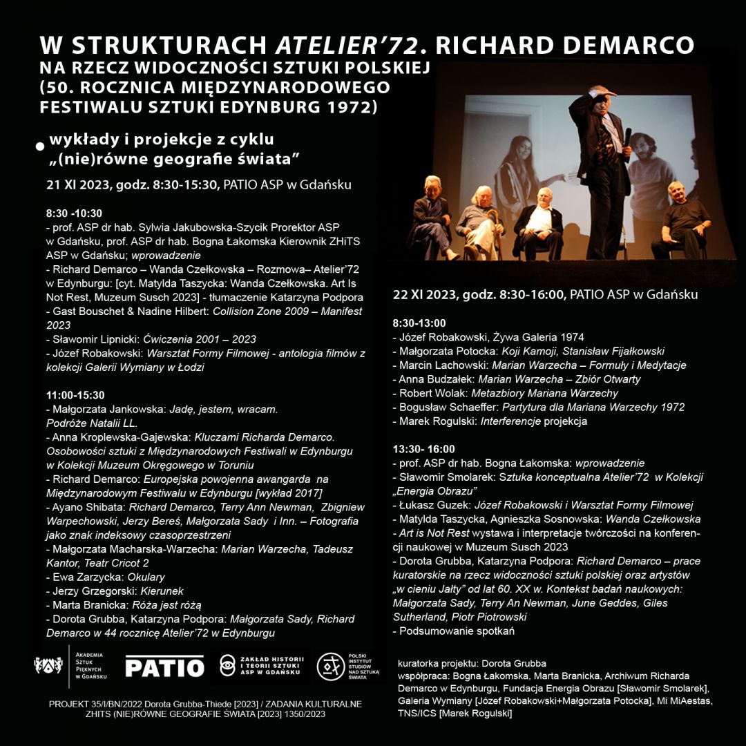 W strukturach Atelier’72. Richard Demarco na rzecz widoczności sztuki polskiej