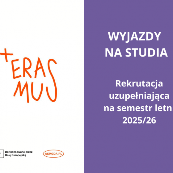 Rekrutacja uzupełniająca na wyjazdy w ramach programu ERASMUS +