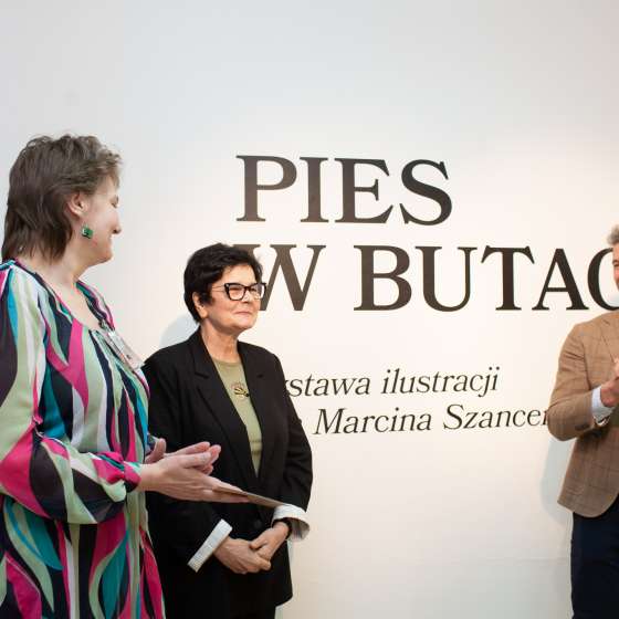 Pies w butach. Wystawa ilustracji Jana Marcina Szancera - 49