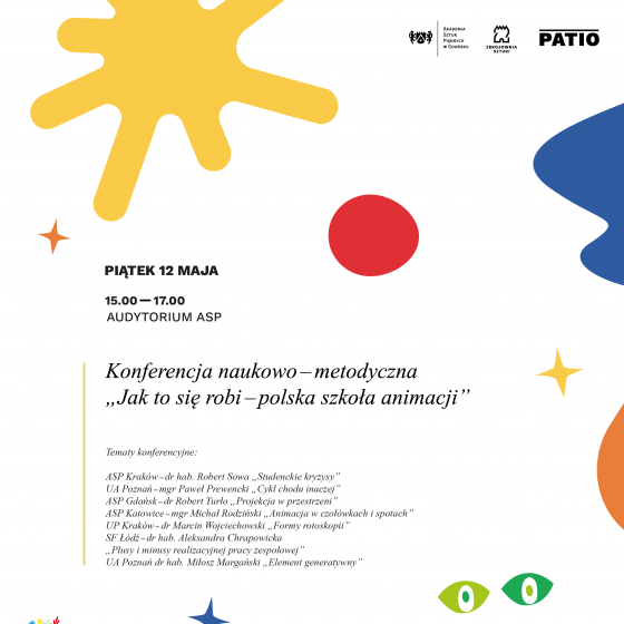 Konferencja naukowo-metodyczna „Jak to się robi – polska szkoła animacji”