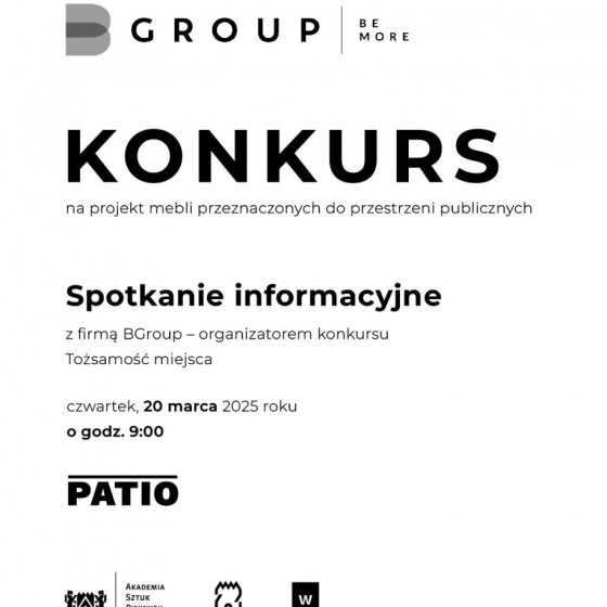 Konkurs na projekt mebli pt. 