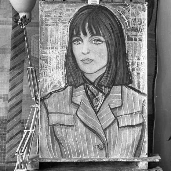 Maria Wlazłowska portrety akwarelowe, 1966 [X/25/192]