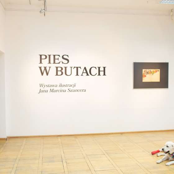 Pies w butach. Wystawa ilustracji Jana Marcina Szancera - 74