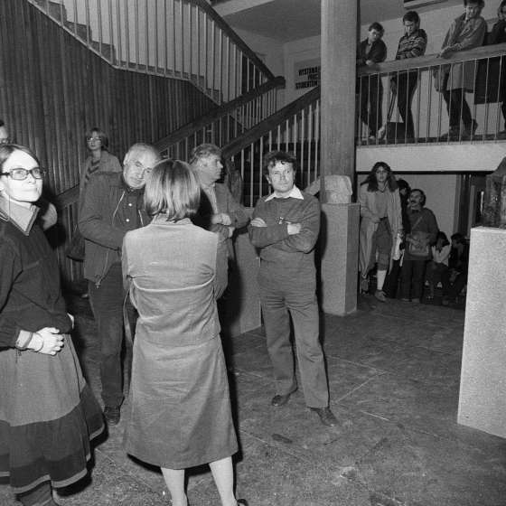 Obrony prac dyplomowych na Wydziale Rzeźby, 1980 [I/28/16]